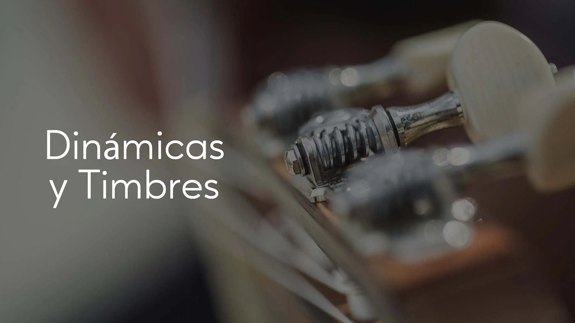 Dinámicas y timbres