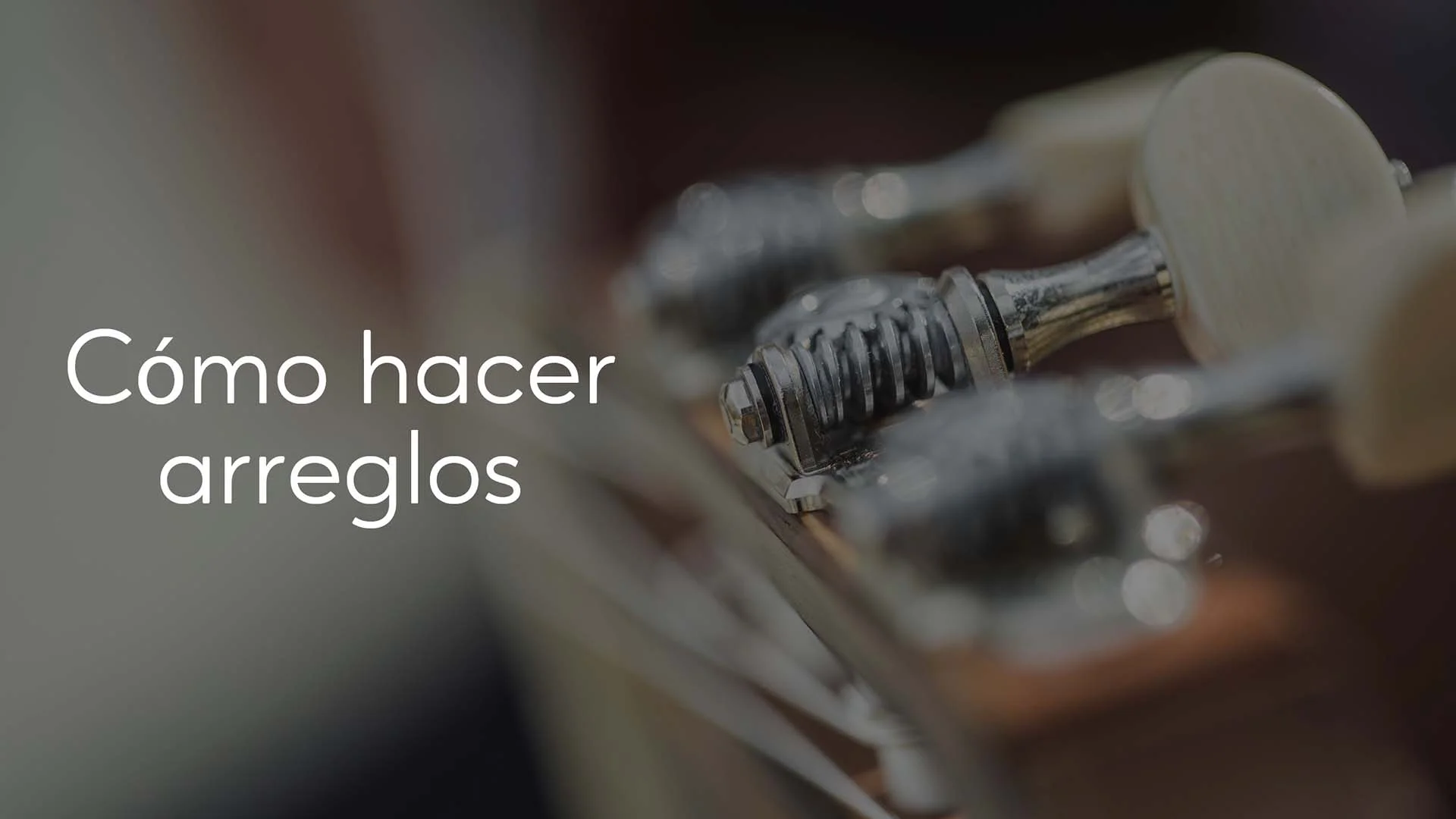 Cómo hacer arreglos